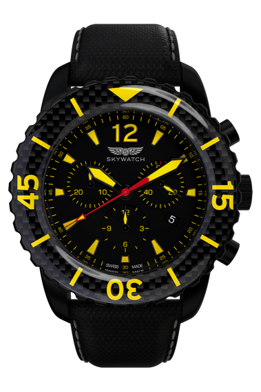 44mm Chrono Black IP