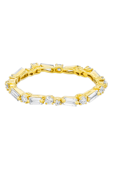 Thin Mix Diamond Eternity Band