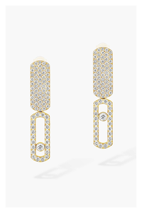 Imperial Move SM Earrings in Yellow Gold