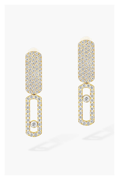 Imperial Move SM Earrings in Yellow Gold