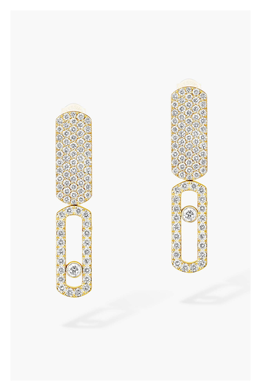 Imperial Move SM Earrings in Yellow Gold