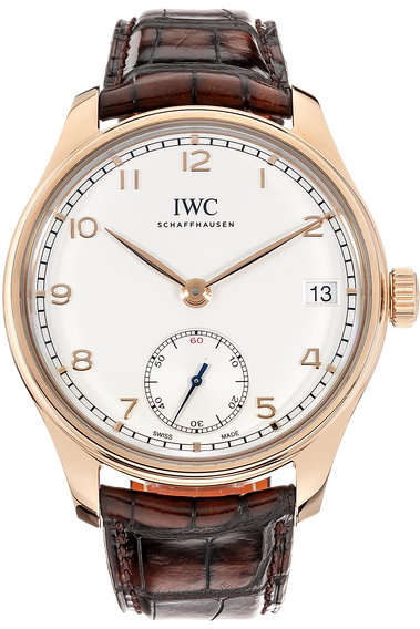 Portuguese Hand Wound Eight Days Rose Gold Manual