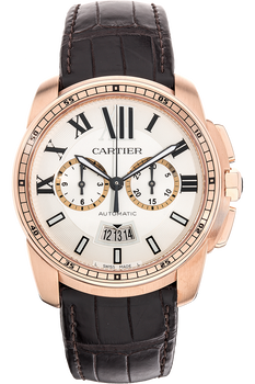 Calibre de Cartier Chronograph Rose Gold Automatic