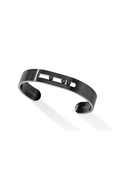 Move Titanium Bangle Black Size L