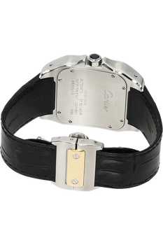 Santos 100 Yellow Gold and Stainless Steel Automatic