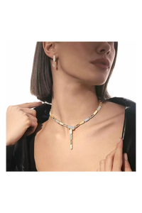Imperial Move SM Tie Necklace in Yellow Gold