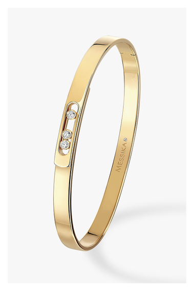 Move Noa PM Bangle in Yellow Gold Size XXL