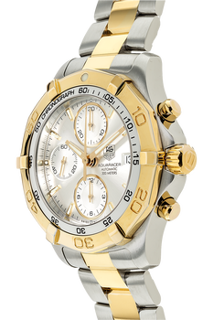 Aquaracer Chronograph Yellow Gold and Stainless Steel