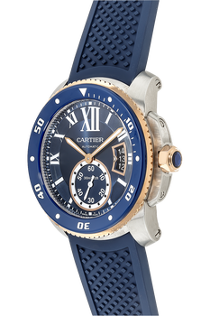 Calibre de Cartier Diver Rose Gold and Stainless Steel Automatic
