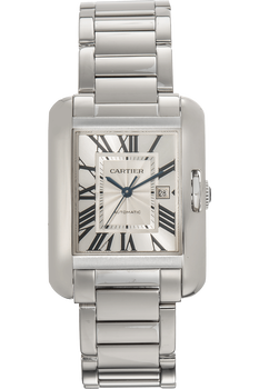 Tank Anglaise White Gold Automatic