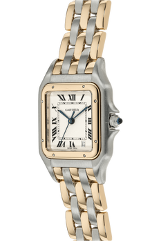 Panthere Yellow Gold and Stainless Steel Quartz