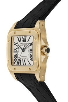 Santos 100 Yellow Gold Automatic