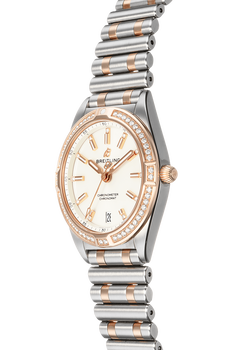 Chronomat Rose Gold and Stainless Steel Quartz