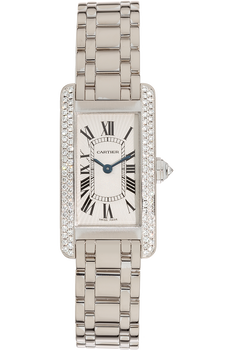 Tank Americaine White Gold Quartz