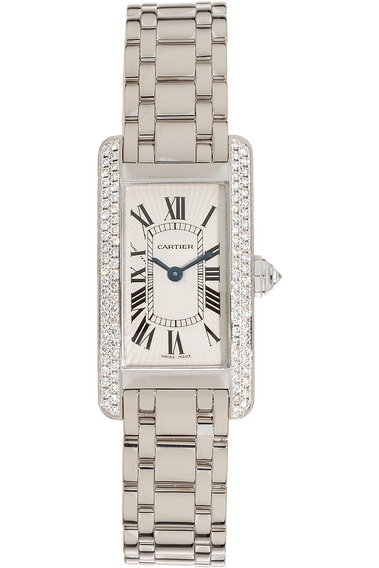 Tank Americaine White Gold Quartz