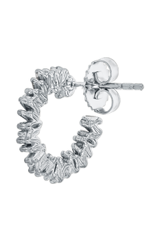 Classic Diamond Mini Sideways Hoops