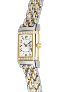 Reverso Lady Yellow Gold and Stainless Steel Quartz