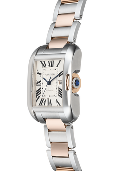 Tank Anglaise Rose Gold and Stainless Steel Automatic