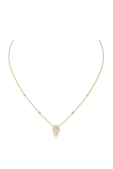 Fiery Pendant 0.25CT in Yellow Gold