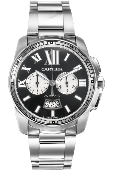 Calibre de Cartier Chronograph Stainless Steel Automatic