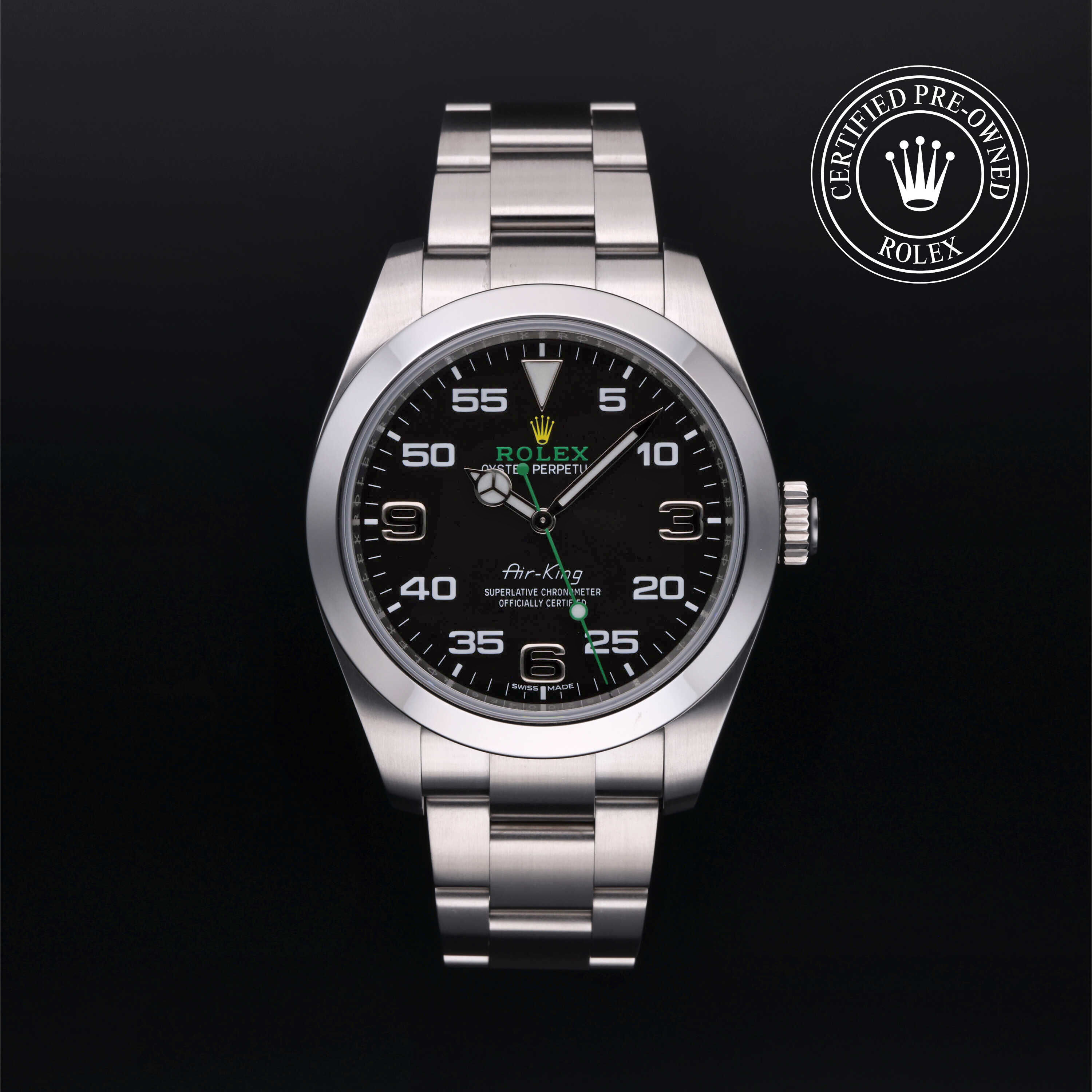 専用 OH済 ROLEX OYSTER PERPETUAL Air-King Pre-Owned Rolex Air King 40mm Oyster Perpetual Stainless