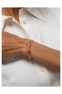 Peekaboo Morganite Bangle