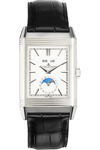 Reverso Tribute Duoface Calendar Stainless Steel Manual