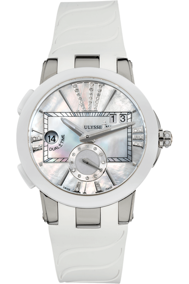 Executive Dual Time Stainless Steel Automatic