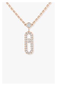 Move Uno Necklace in Pink Gold