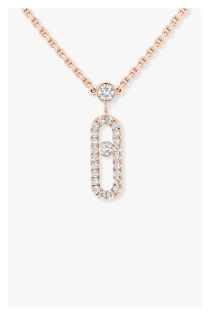 Move Uno Necklace in Pink Gold