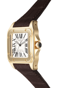 Santos 100 Yellow Gold Automatic