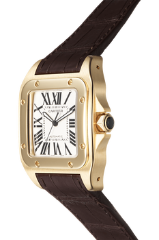 Santos 100 Yellow Gold Automatic