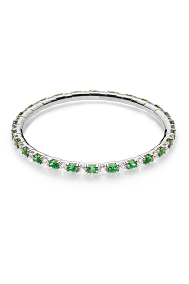 Classics Tsavorite and Diamond Stretchy Bracelet