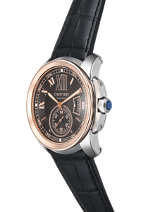 Calibre de Cartier Rose Gold and Stainless Steel Automatic