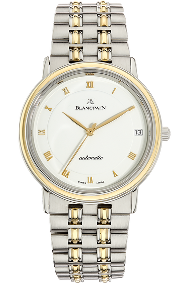 Villeret Ultra Slim Yellow Gold and Stainless Steel Automatic