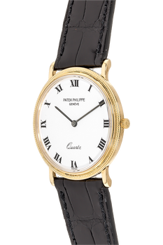 Calatrava Reference 3744 Yellow Gold Quartz