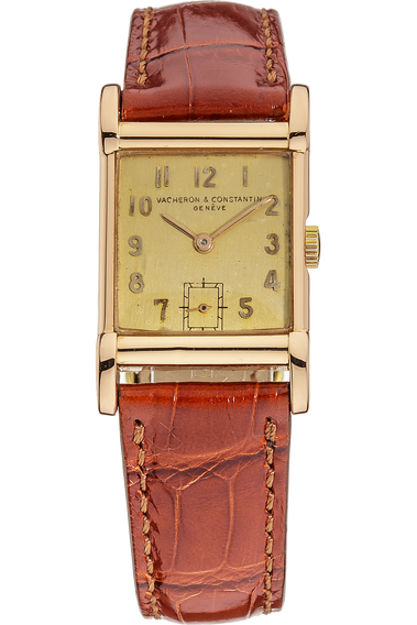Rectangle Circa 1950 Rose Gold Manual