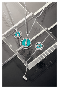 Bucherer Exclusive Lucky Move Amazonite Bracelet in White Gold