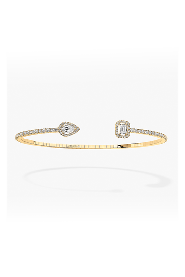 My Twin Skinny Bangle in Yellow Gold Size M