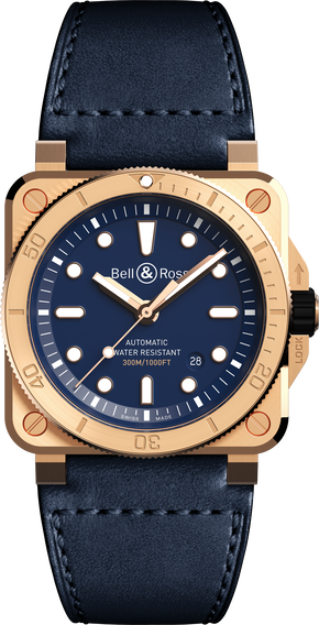 BR 03-92 Diver Bronze Navy Blue