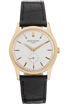 Calatrava Reference 5196 Yellow Gold Manual