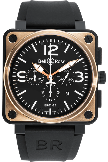 BR01-94 Rose Gold and PVD Stainless Steel Automatic