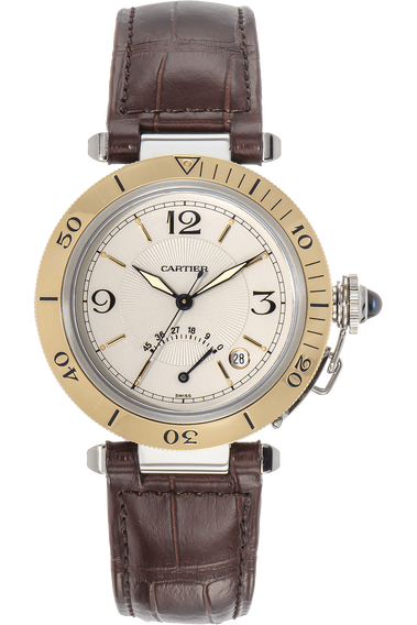 Pasha Power Reserve Yellow Gold and Stainless Steel Automatic