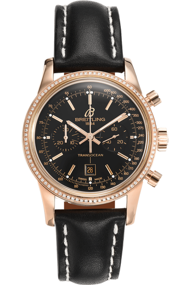 Breitling transocean on sale rose gold