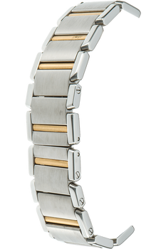Tank Francaise Yellow Gold and Stainless Steel Quartz