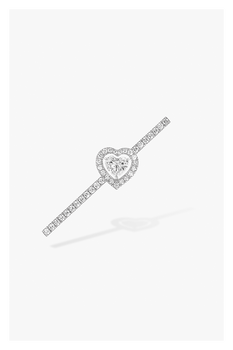 Joy C&oelig;ur Single Earring in White Gold