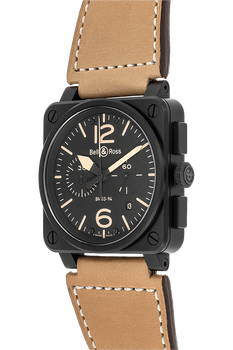 BR 03-94 Heritage Chronograph PVD Stainless Steel Automatic