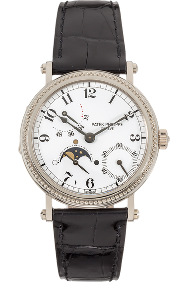 Power Reserve Moon Phase Reference 5015 White Gold Automatic
