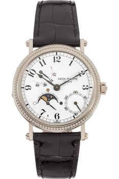 Power Reserve Moon Phase Reference 5015 White Gold Automatic