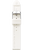 18mm White Silicon Strap